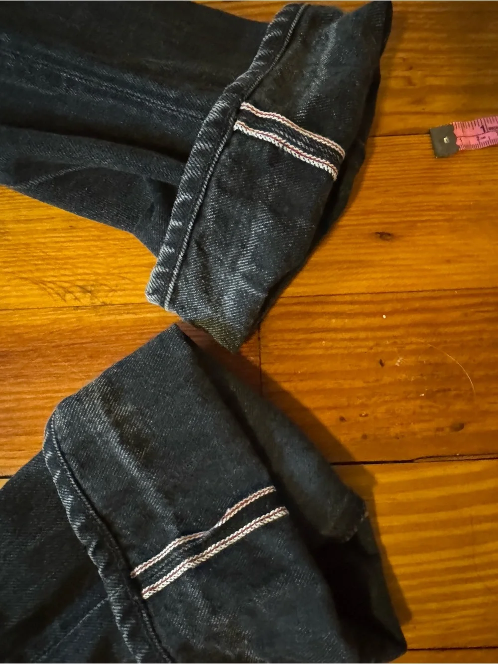 Hiroshi Kato Pen Slim 10.5oz Black Selvedge Denim Heans